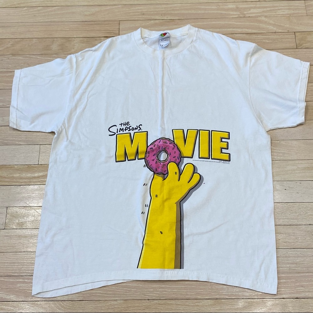 Vtg The Simpsons Movie t-shirt Size XL